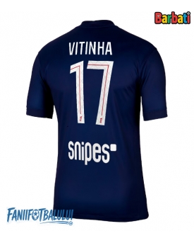 Paris Saint-Germain Vitinha #17 Tricou Fotbal Replică 2025-26 Barbati Acasa